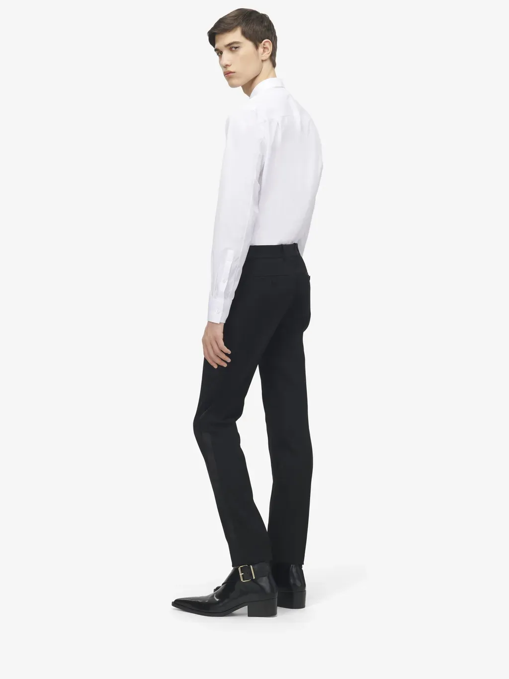 Crystal Mirror Embroidery Shirt
