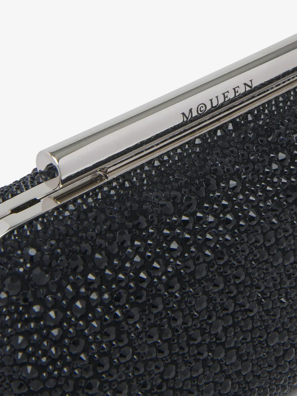 Crystal T-Bar Box Clutch