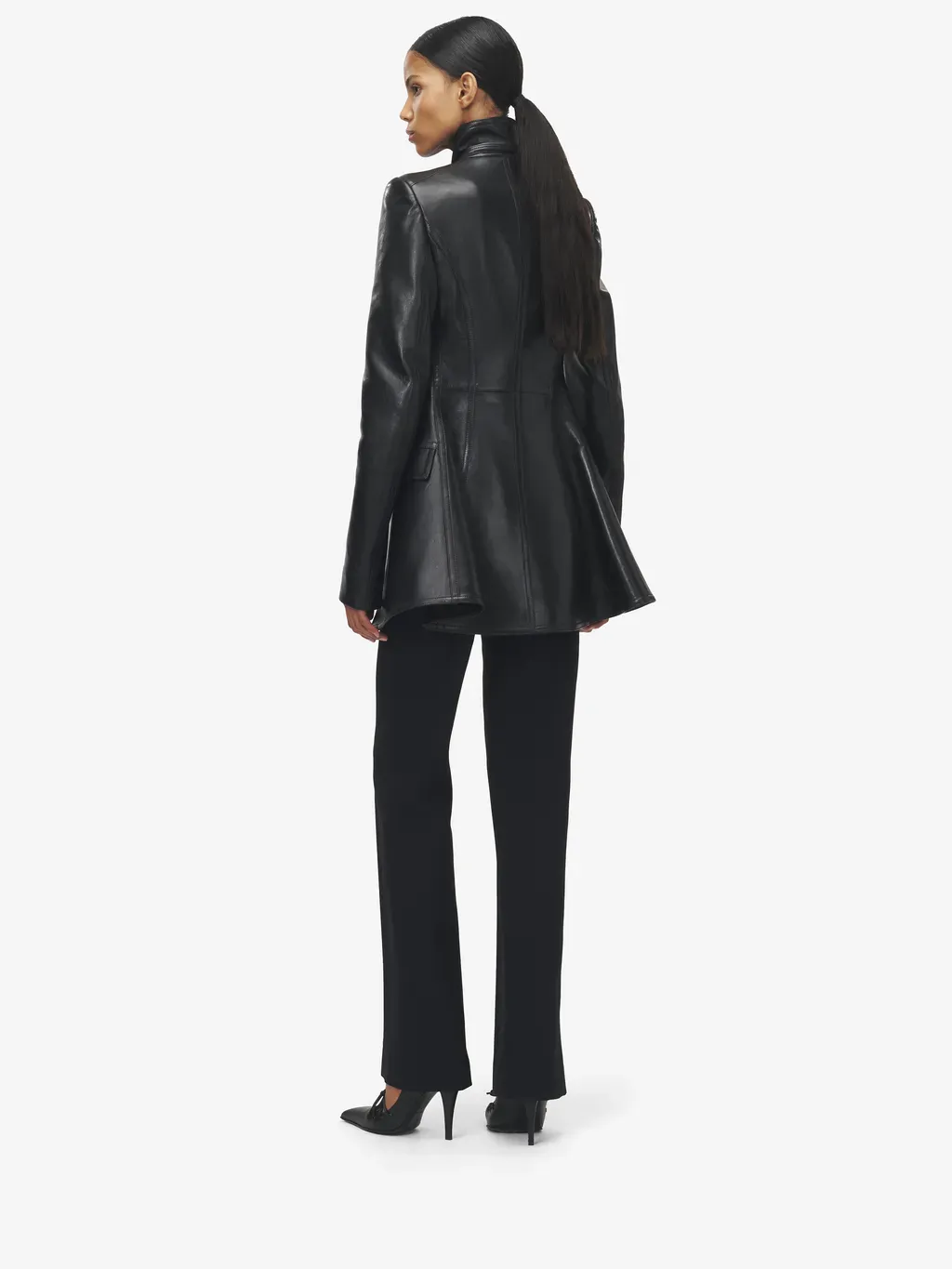 Cutaway Leather Jacket