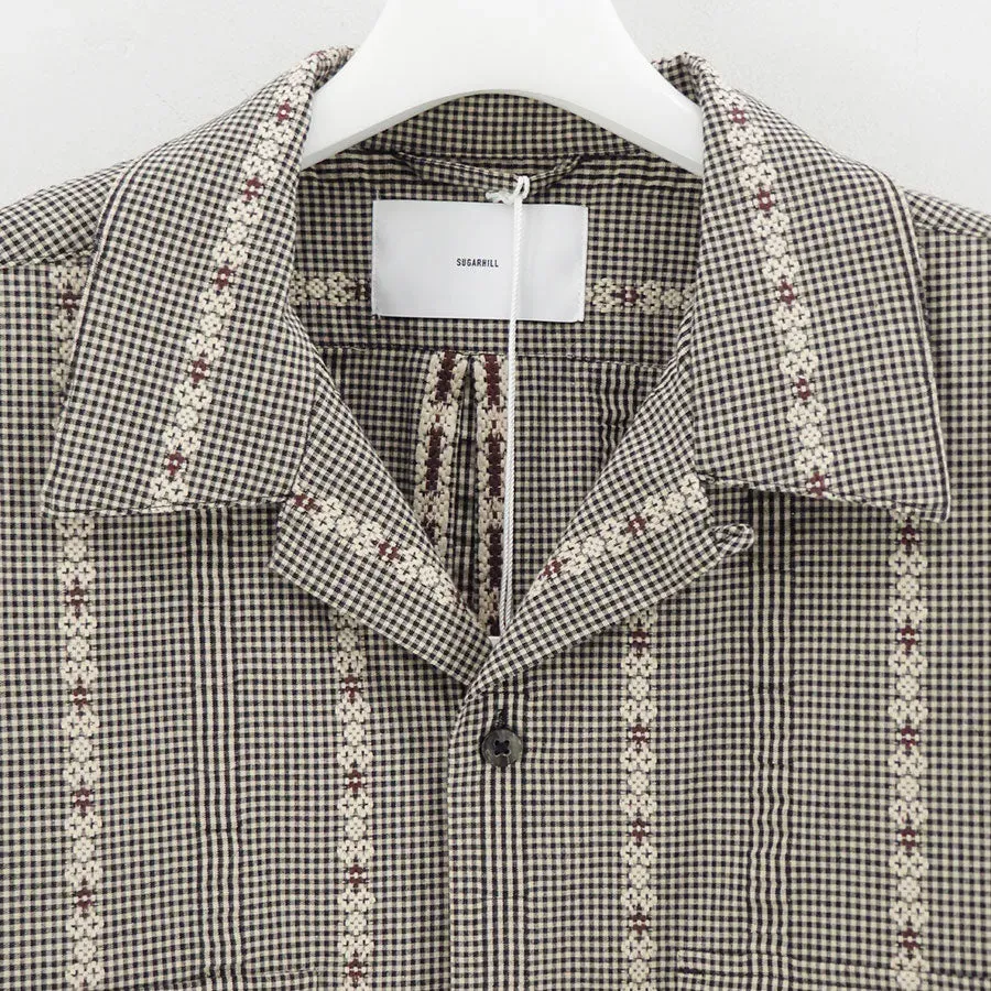 Dobby Open Collar Shirt