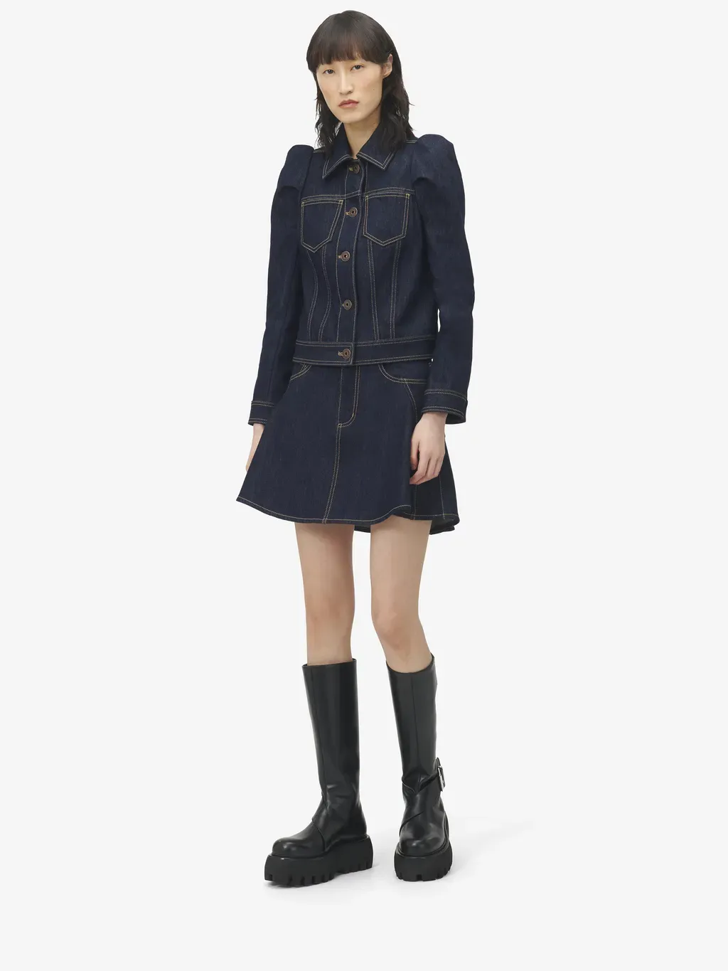 Denim Mini Skirt