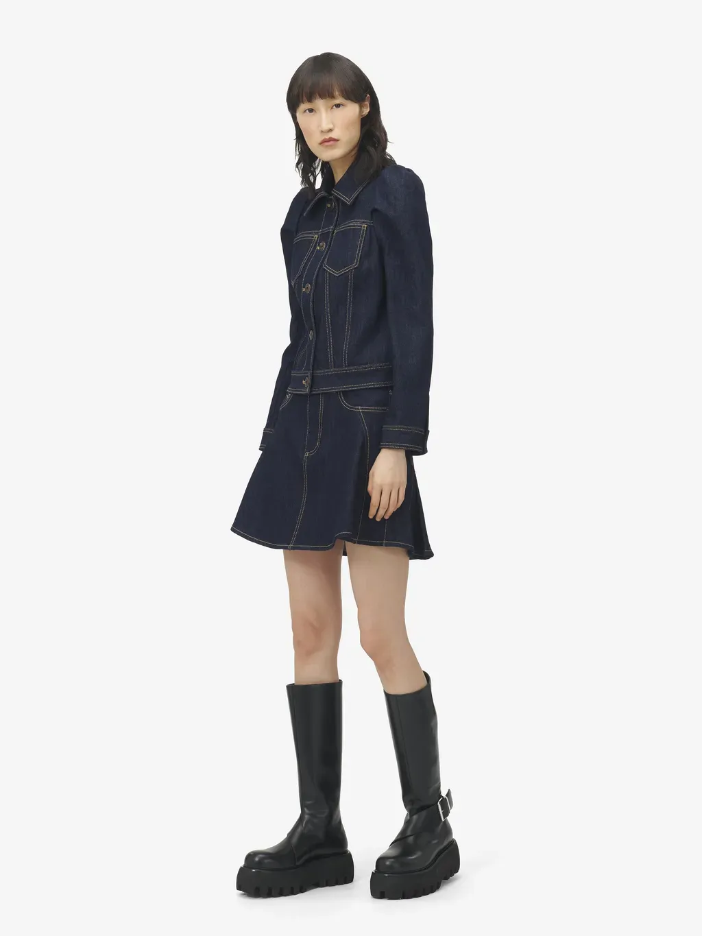Denim Mini Skirt