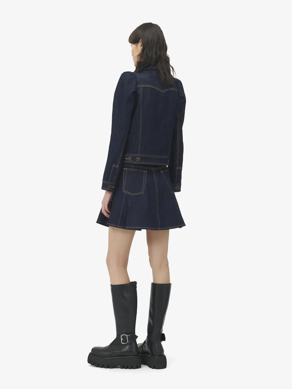 Denim Mini Skirt
