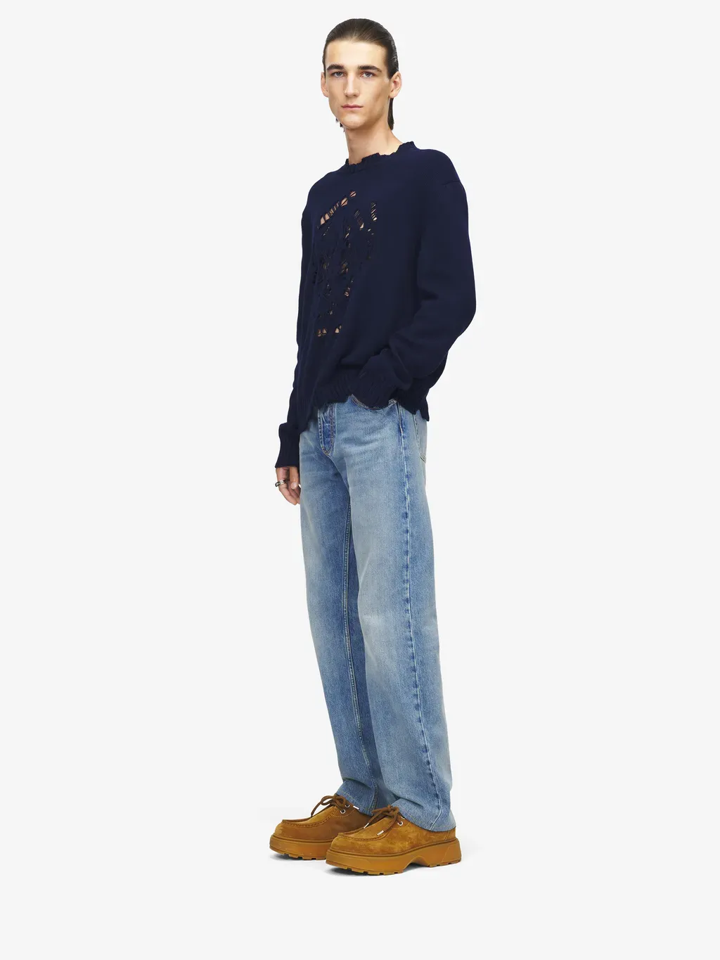 Distressed Skull Jumper