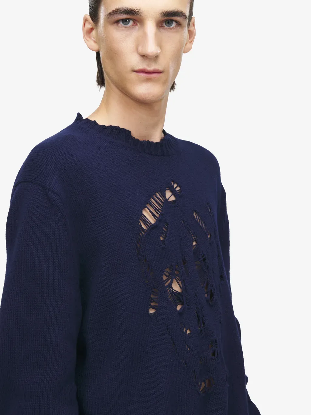 Distressed Skull Jumper