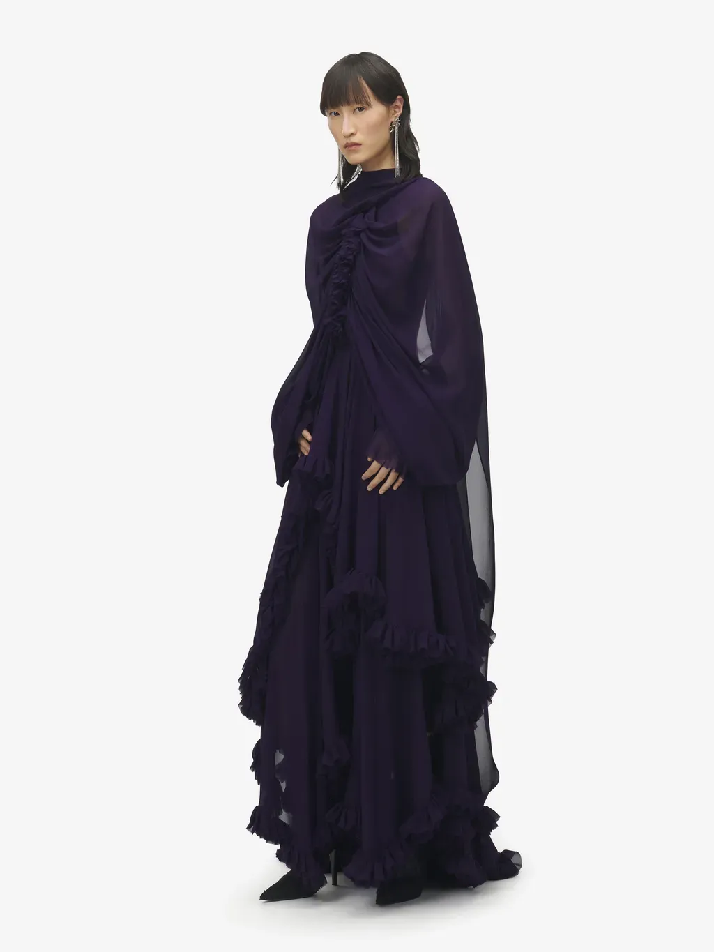 Draped Evening Dress