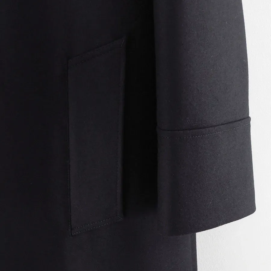 Reracs Super140 Light Melton The Bal Collar Coat