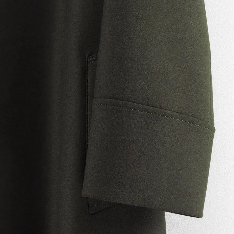 Reracs Super140 Light Melton The Bal Collar Coat