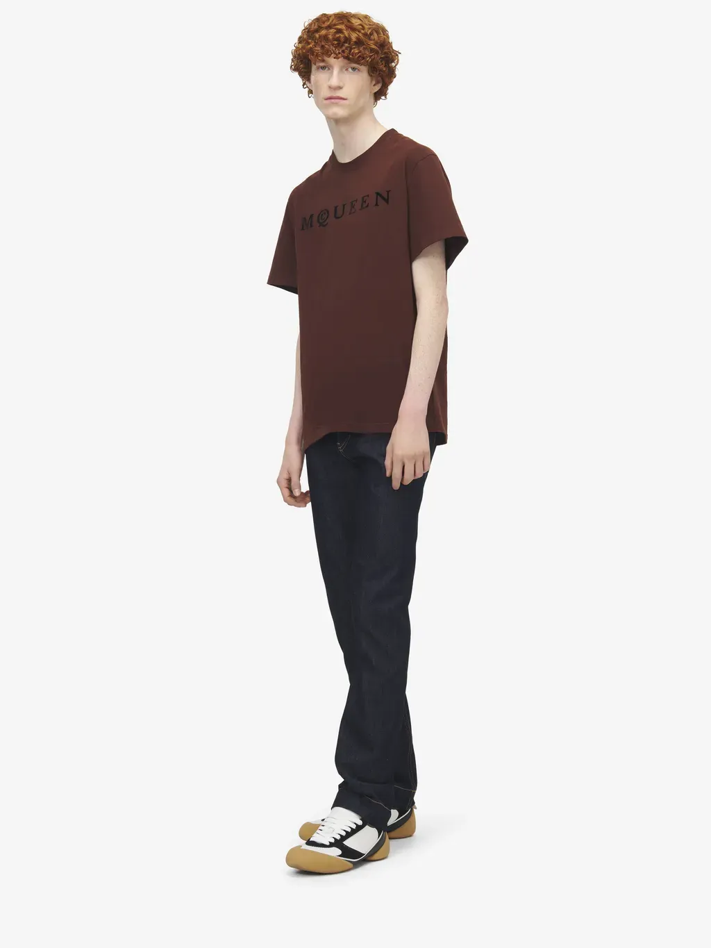 Flocked Mcqueen Logo T-Shirt