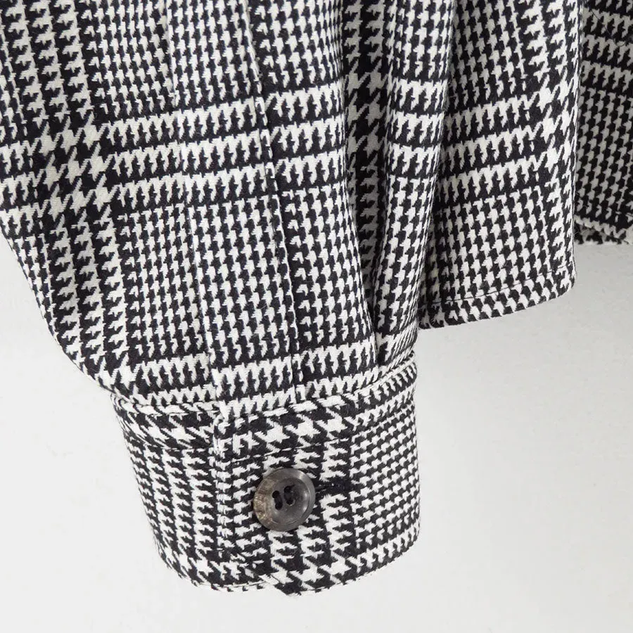 Reracs Worsted High Count Twill Open Collar Easy Jacket