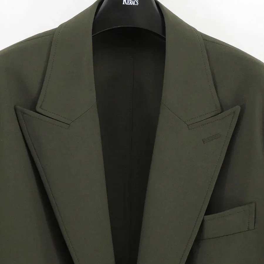Reracs Wool/Pe Micro Mini Lipstop The Jacket Cardigan Feeling