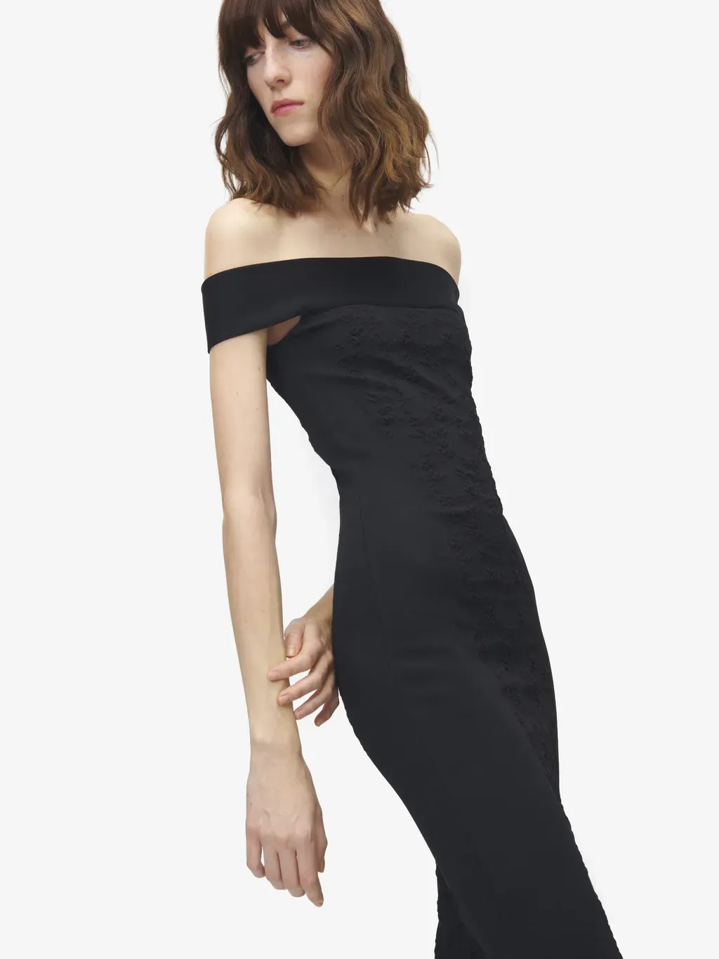 Floral Jacquard Pencil Dress