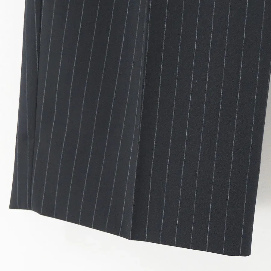 Reracs Worsted High Count Twill The Slacks Belted 2 Tuck