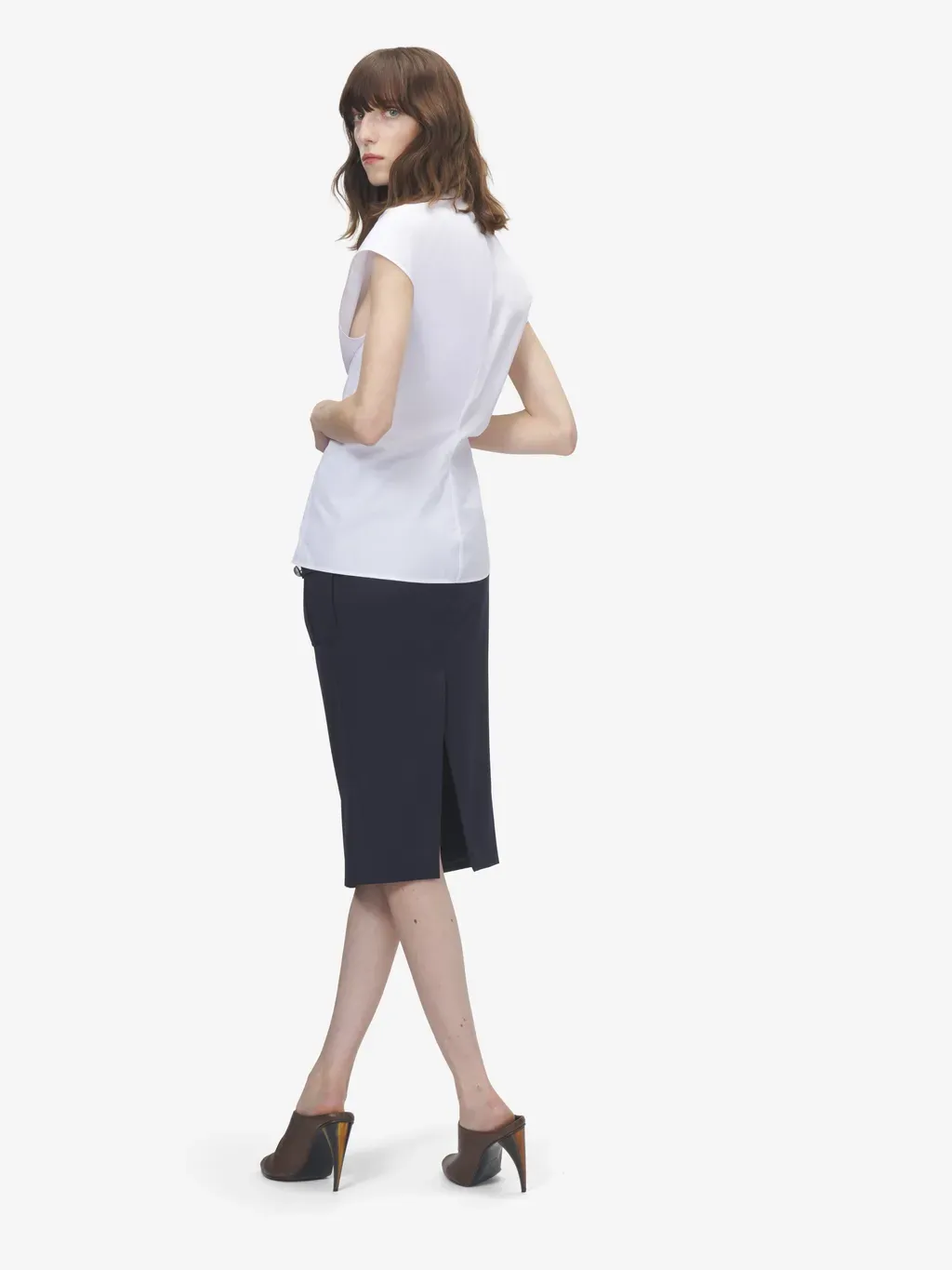Gathered Short-Sleeved Shirt
