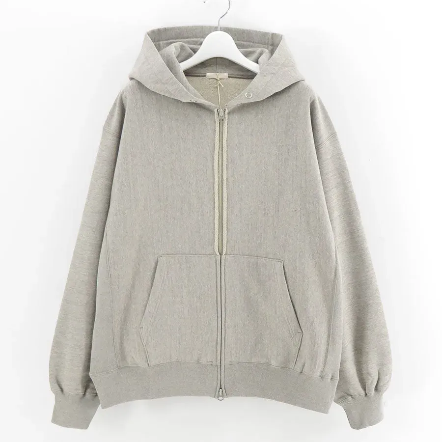 Faded Silky Terry Rw Zip Up Parka