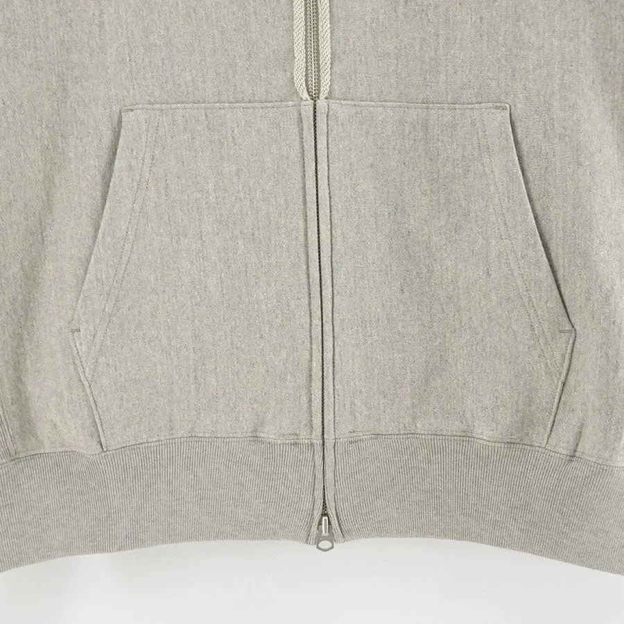 Faded Silky Terry Rw Zip Up Parka