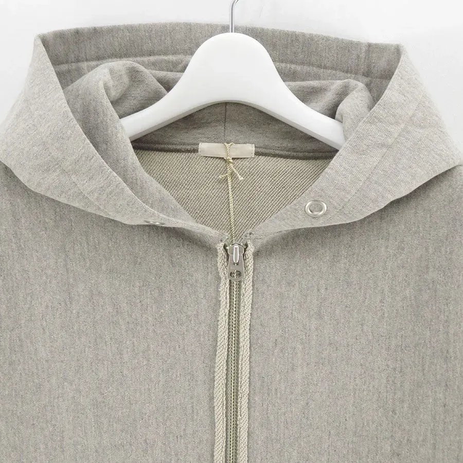 Faded Silky Terry Rw Zip Up Parka