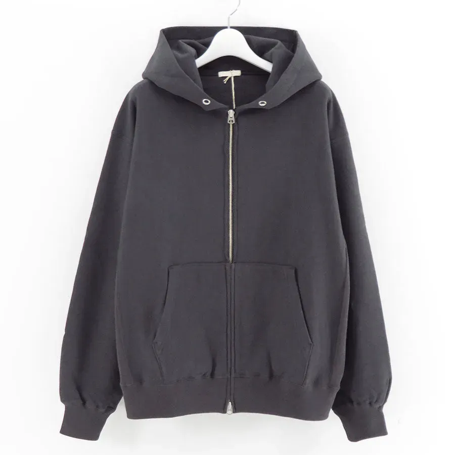 Faded Silky Terry Rw Zip Up Parka