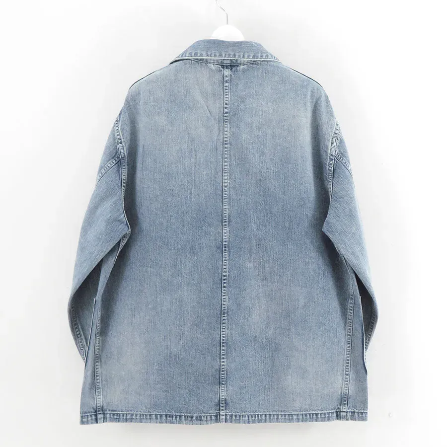 Faded Light Denim Coverall