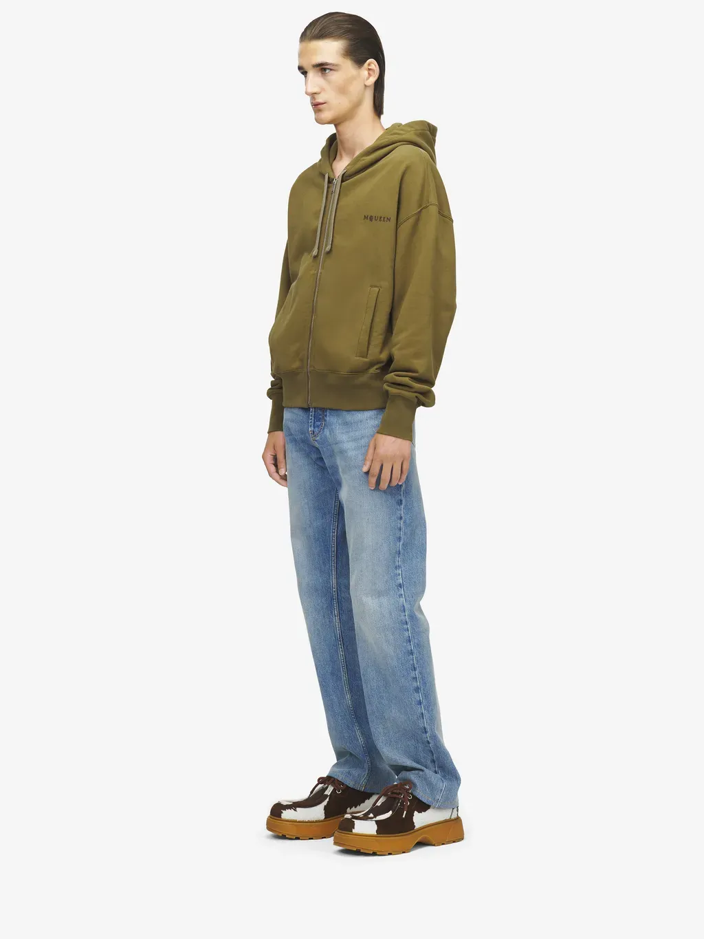 Hooded Zip Through Sweatshirt