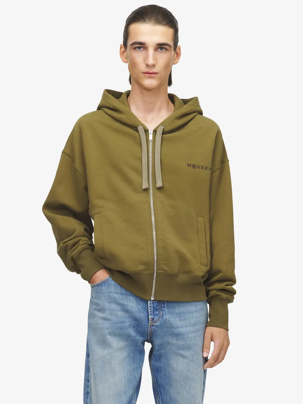 Hooded Zip Through Sweatshirt