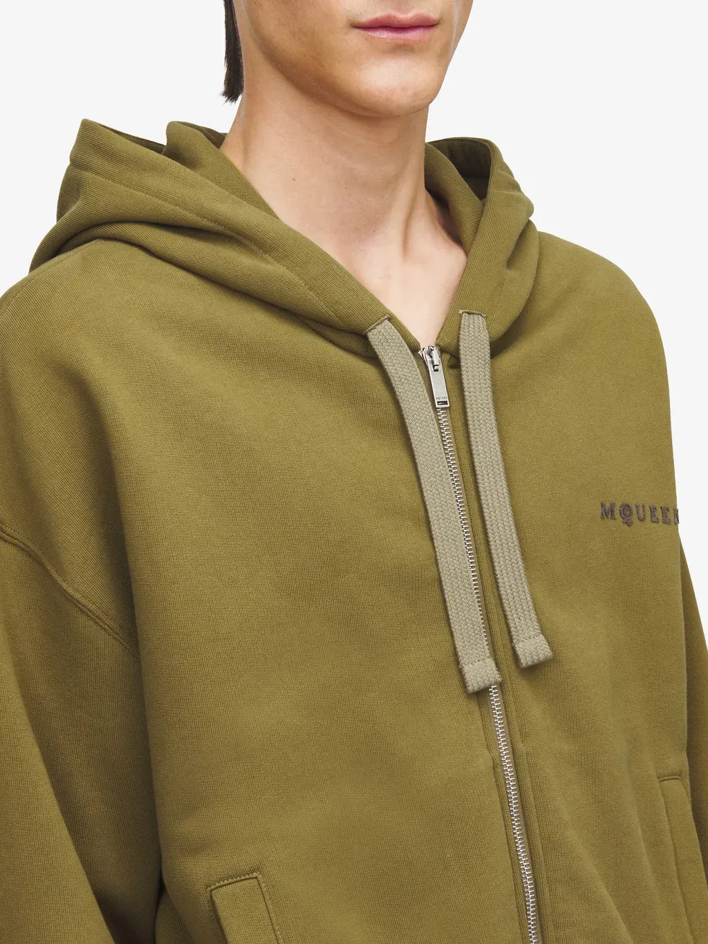 Hooded Zip Through Sweatshirt