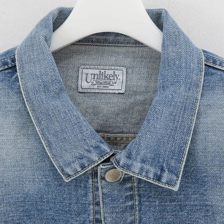 Unlikely Time Travel Trucker Jacket 1977Wash