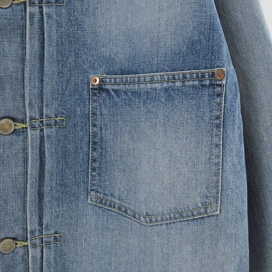 Unlikely Time Travel Trucker Jacket 1977Wash