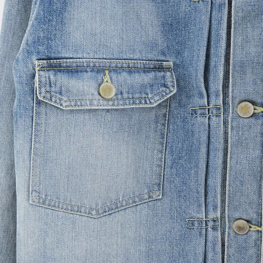 Unlikely Time Travel Trucker Jacket 1977Wash