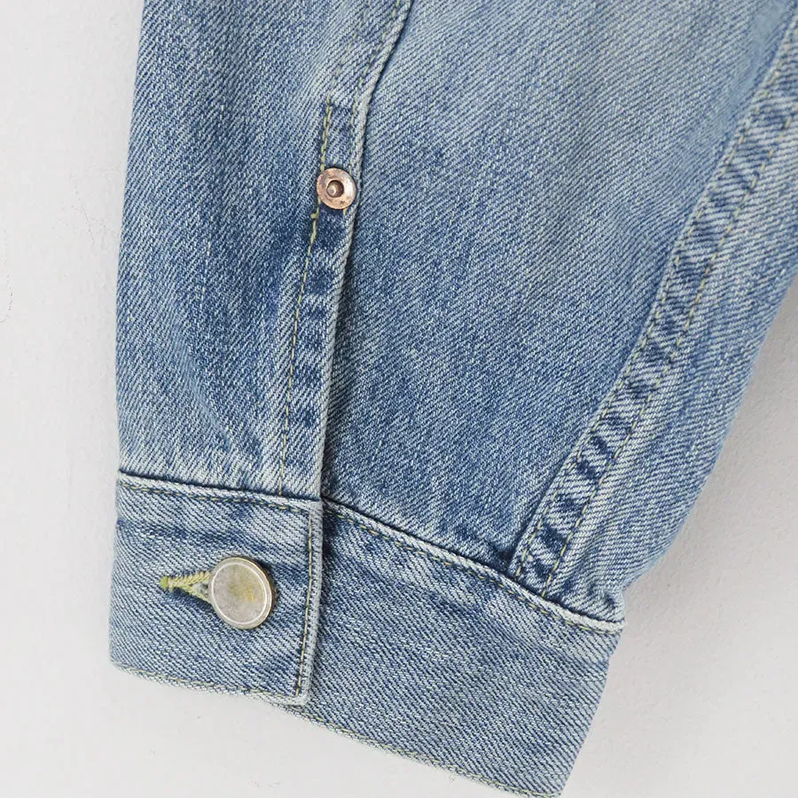 Unlikely Time Travel Trucker Jacket 1977Wash