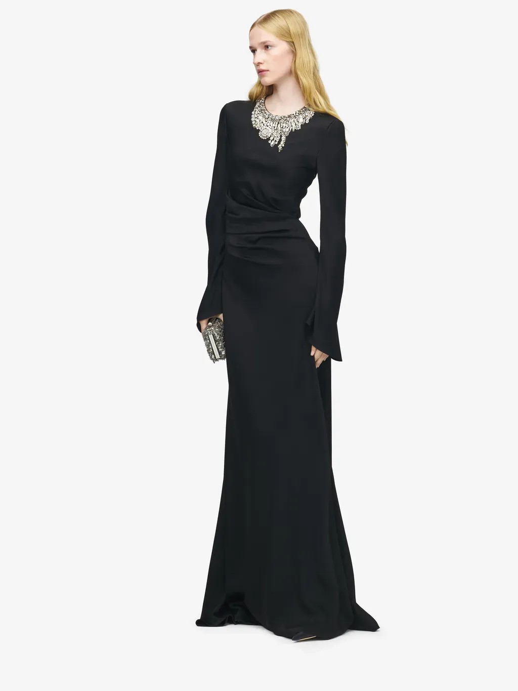 Jewelled Embroidery Evening Dress