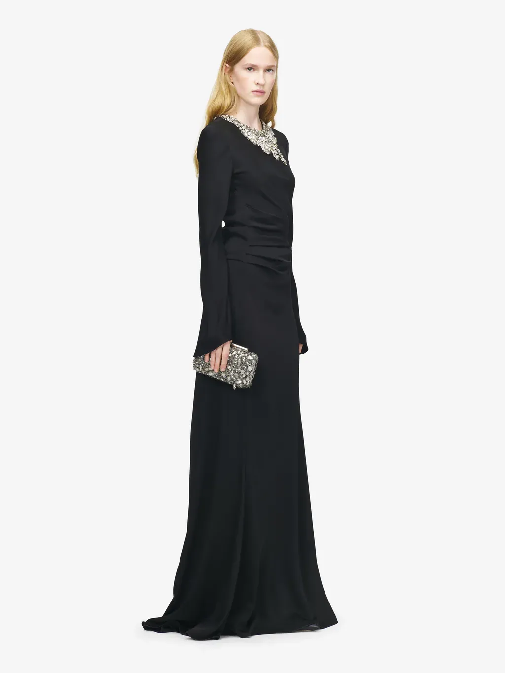 Jewelled Embroidery Evening Dress