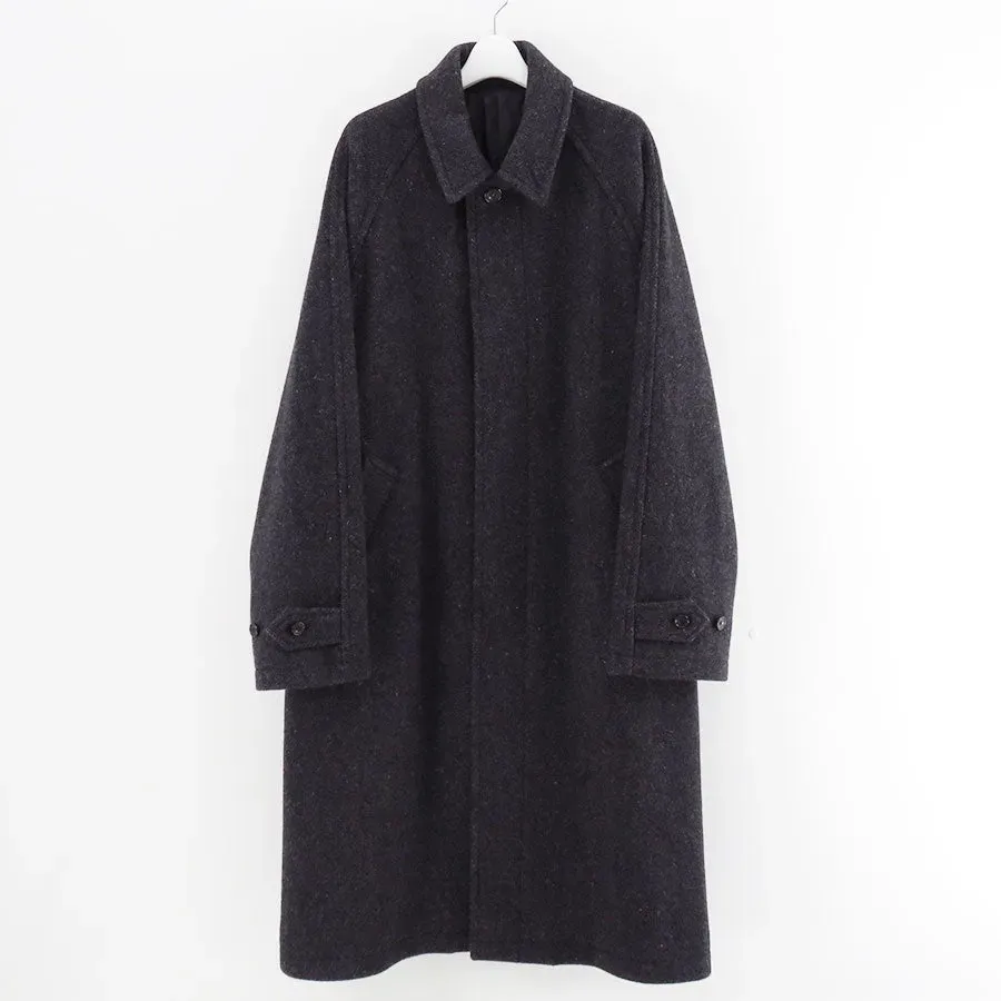 Unlikely Balmacaan Coat Nep Tweed