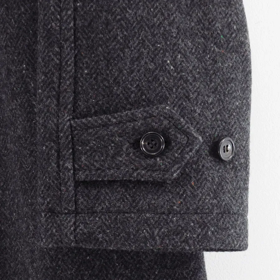 Unlikely Balmacaan Coat Nep Tweed
