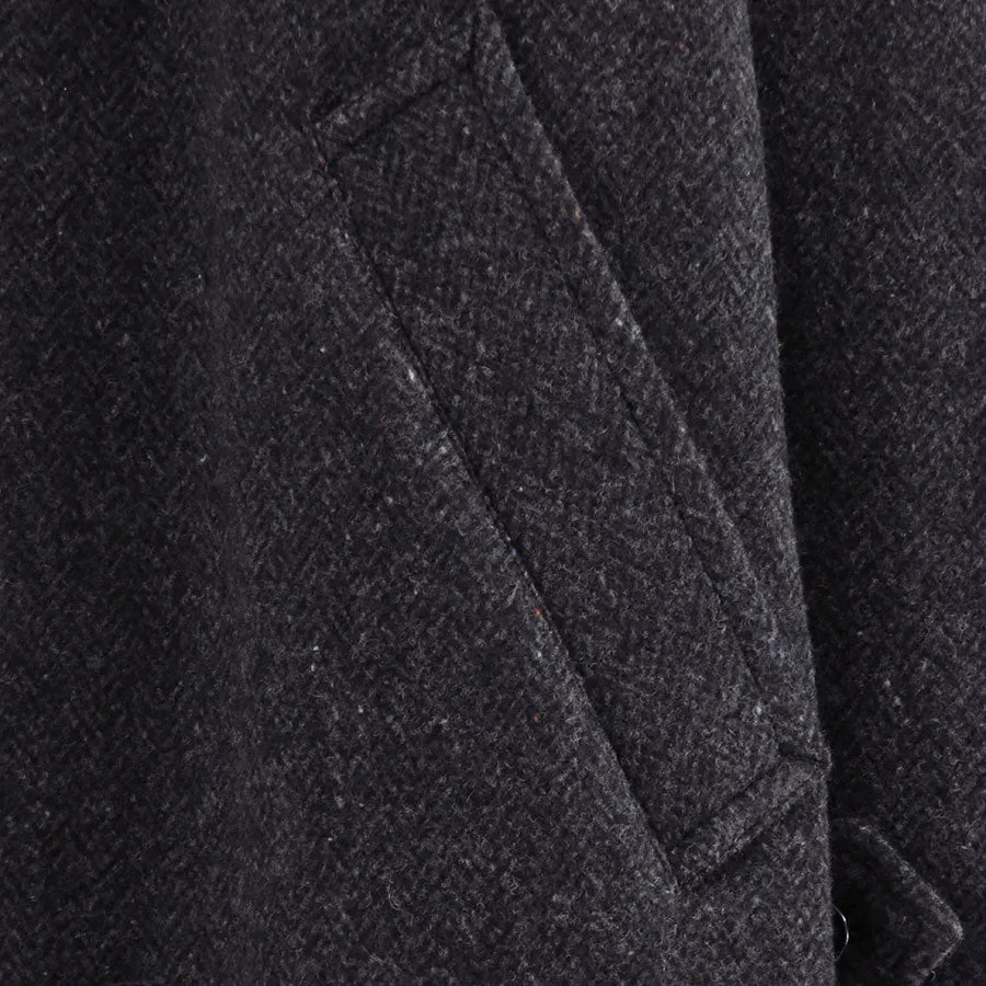 Unlikely Balmacaan Coat Nep Tweed