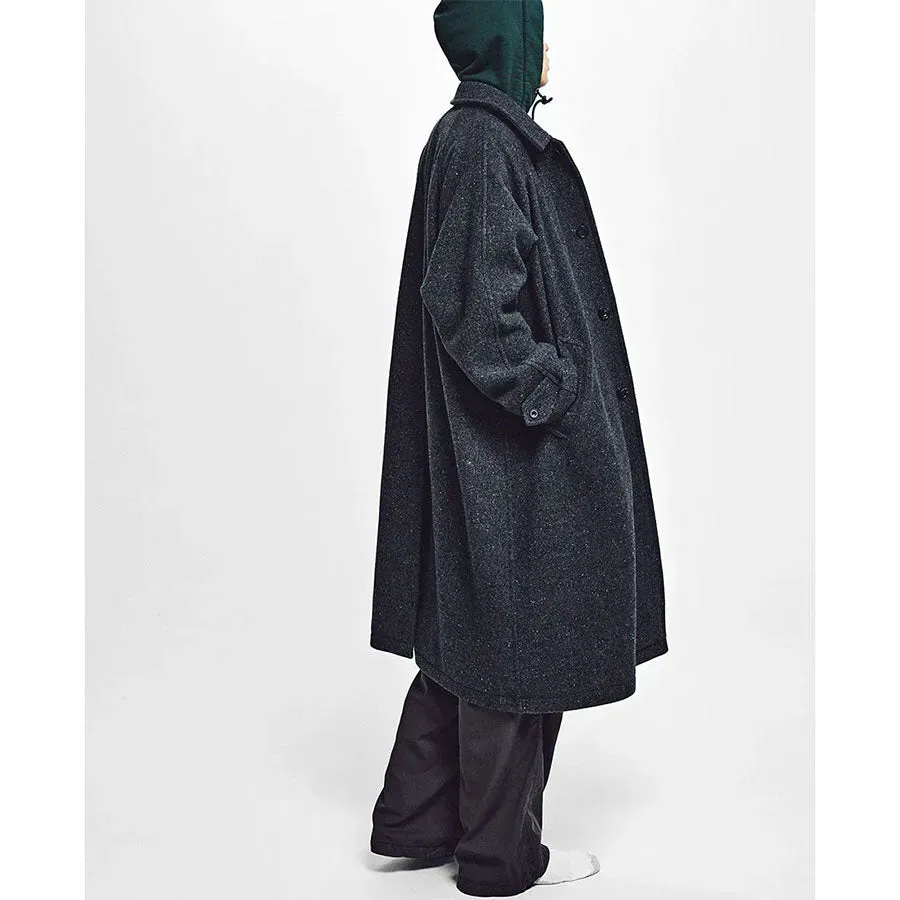 Unlikely Balmacaan Coat Nep Tweed