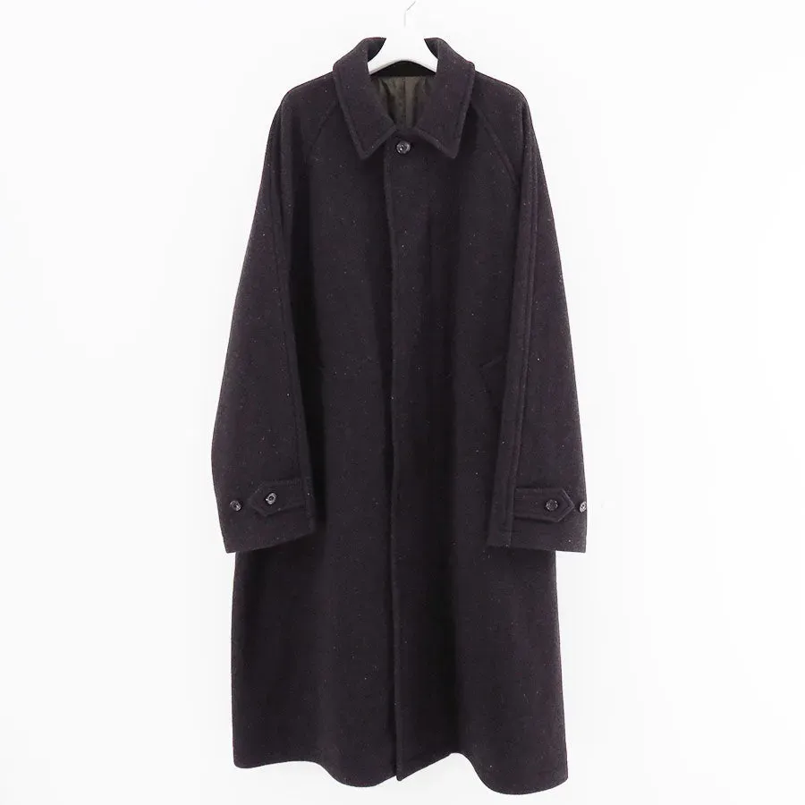 Unlikely Balmacaan Coat Nep Tweed