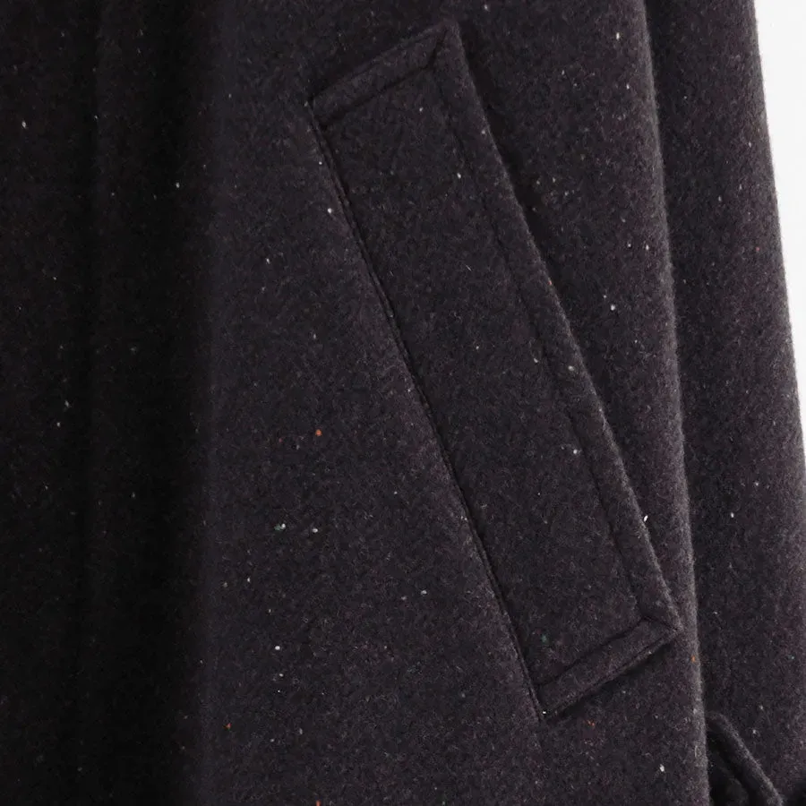 Unlikely Balmacaan Coat Nep Tweed