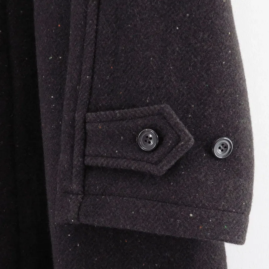 Unlikely Balmacaan Coat Nep Tweed