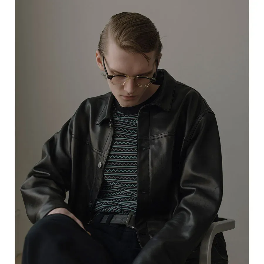Unlikely Zero Leather Trucker Jkt
