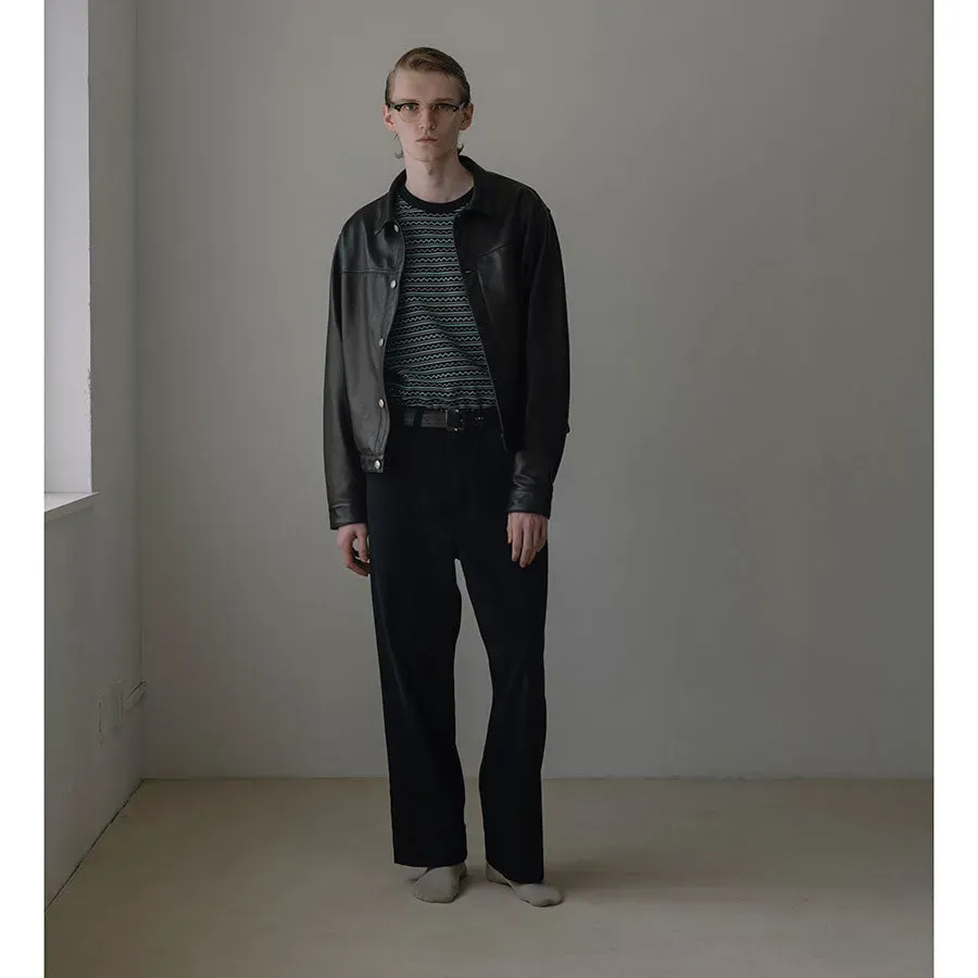 Unlikely Zero Leather Trucker Jkt