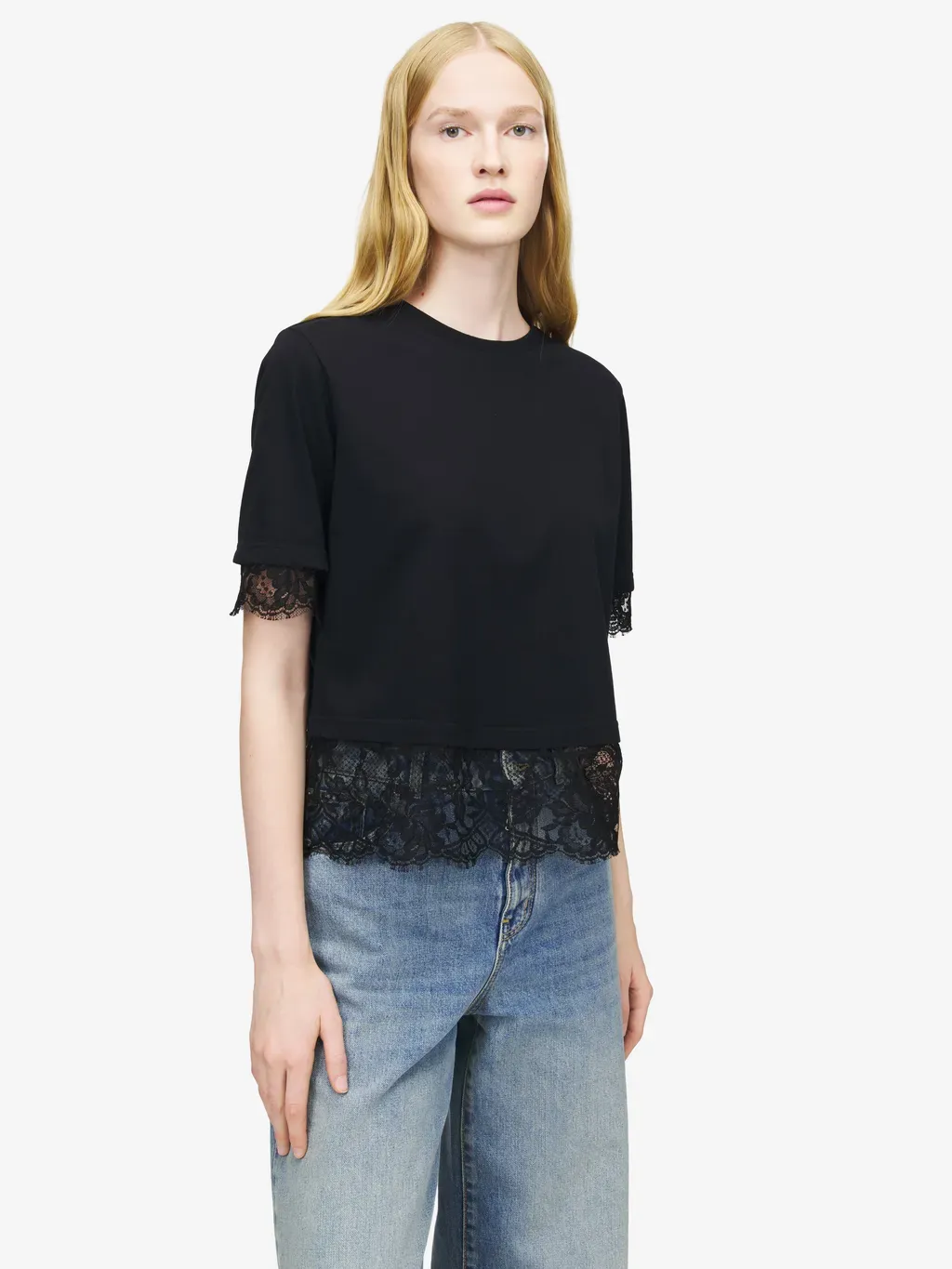 Lace Detail T-Shirt