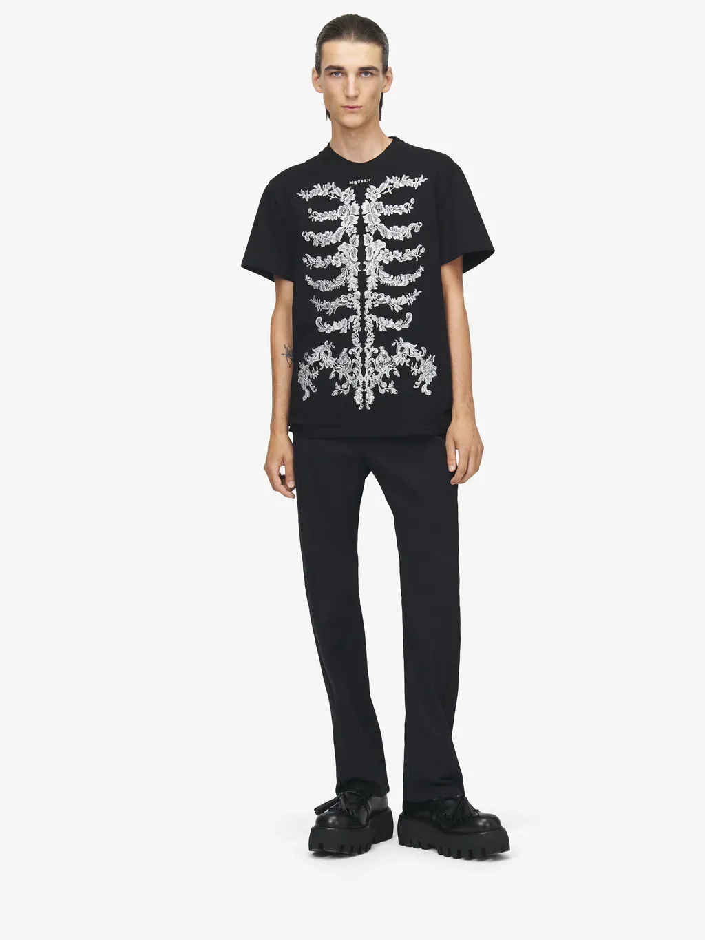 Lace Ribcage T-Shirt