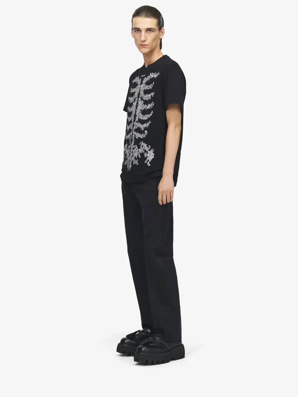 Lace Ribcage T-Shirt