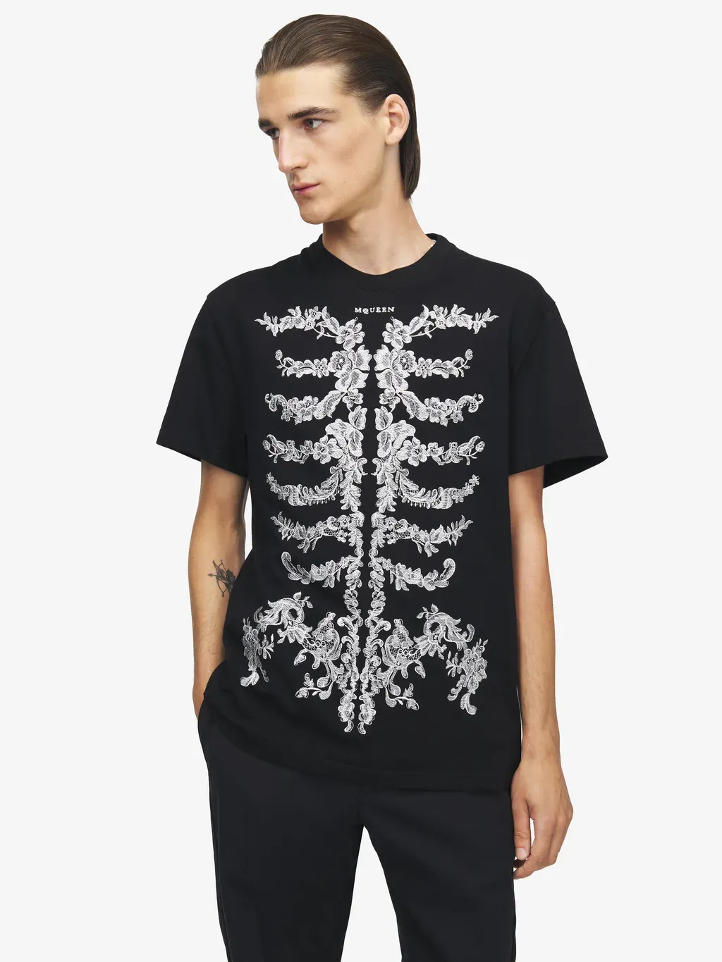 Lace Ribcage T-Shirt