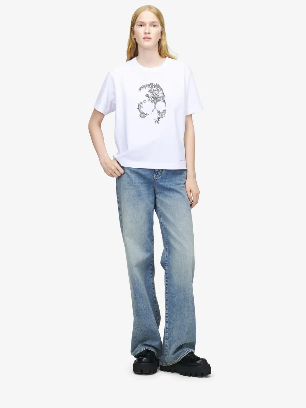 Lace Skull T-Shirt