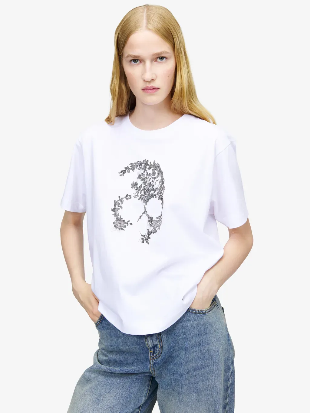 Lace Skull T-Shirt