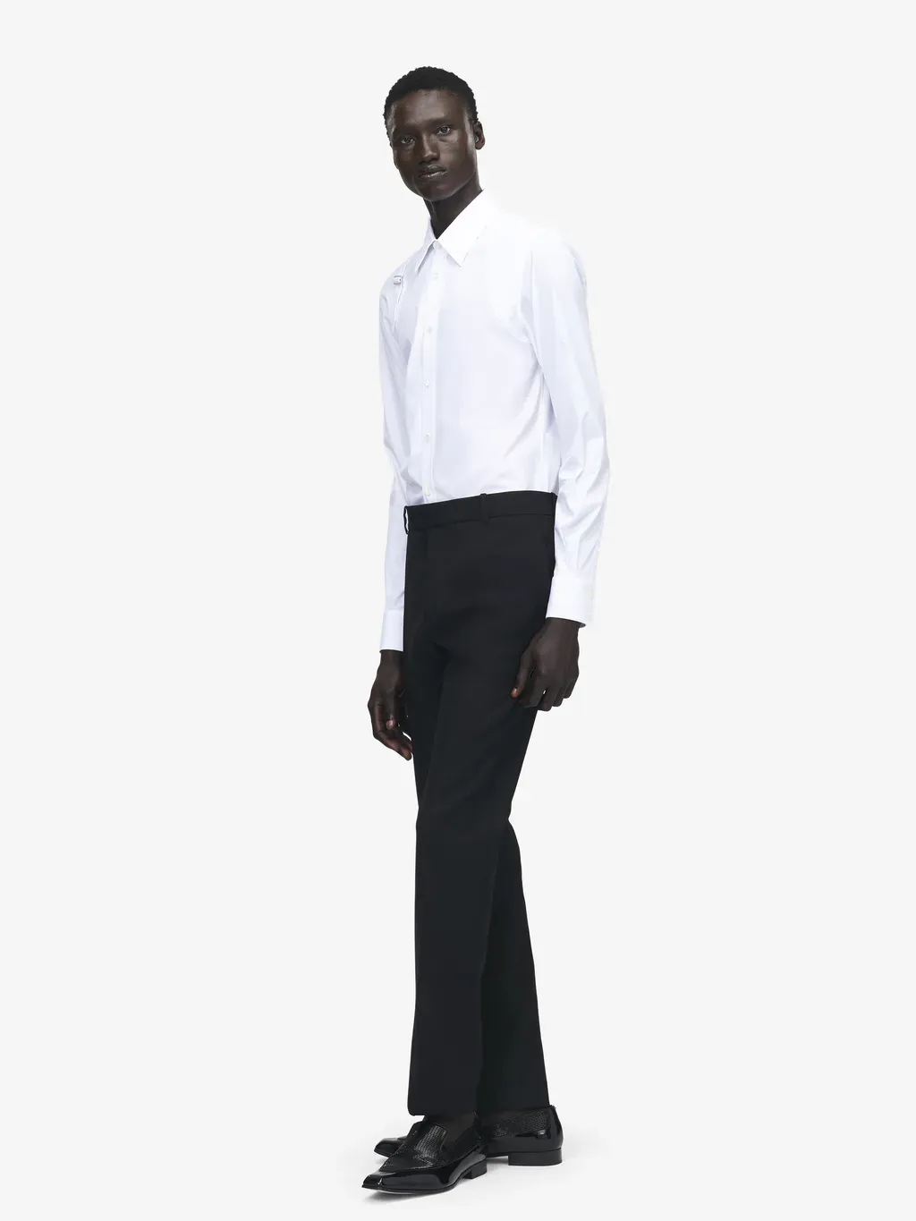 Low-Waisted Cigarette Trousers