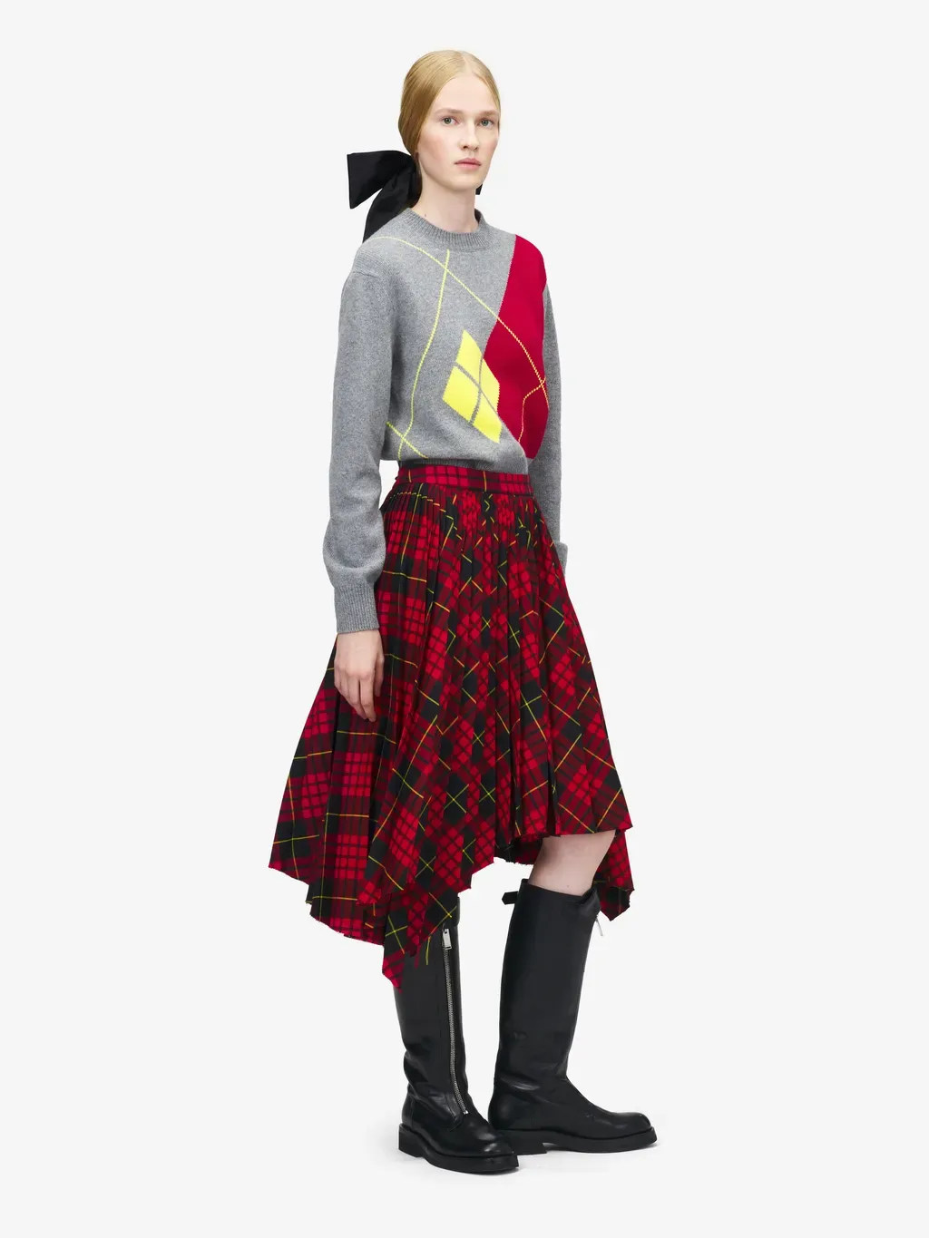 Macqueen Tartan Asymmetric Skirt