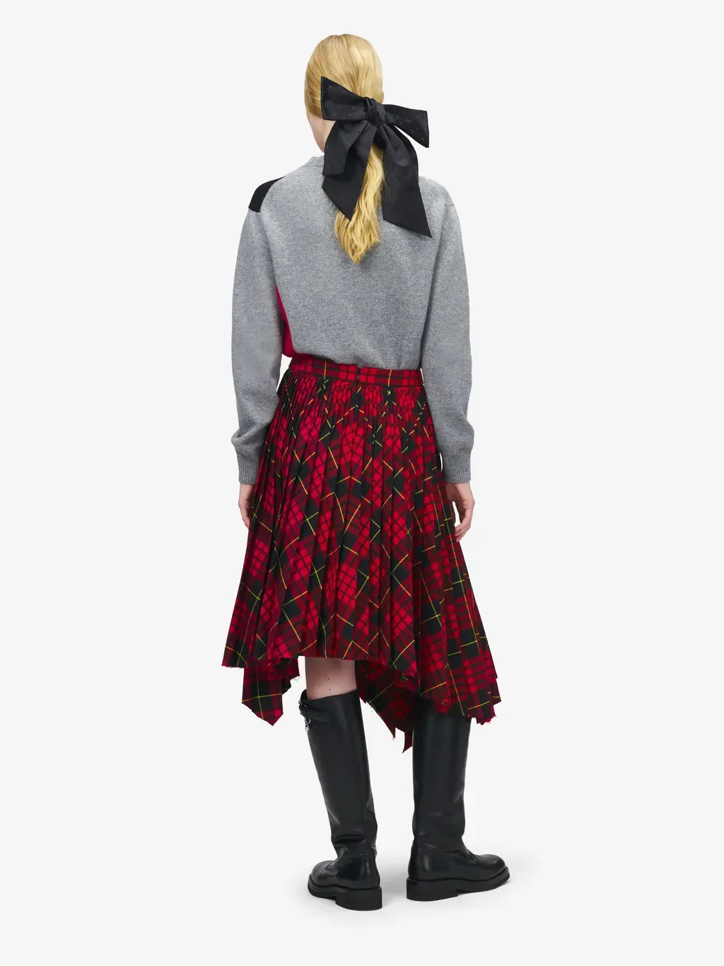 Macqueen Tartan Asymmetric Skirt